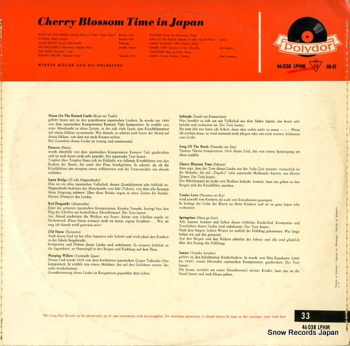 MULLER, WERNER cherry blossom time in japan 46038LPHM