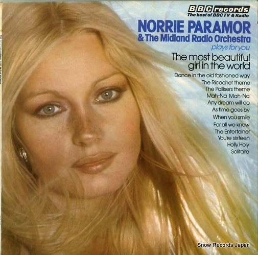 PARAMOR, NORRIE the most beautiful girl in the world REB180