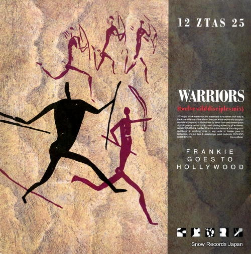 FRANKIE GOES TO HOLLYWOOD warriors (twelve wild disciple mix) 12ZTAS25