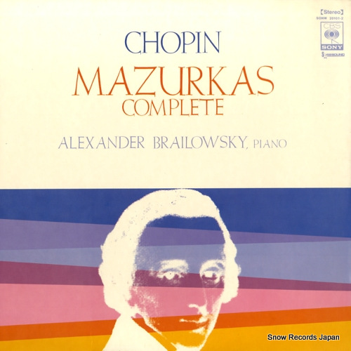 BRAILOWSKY, ALEXANDER chopin; mazurkas complete SONW20101