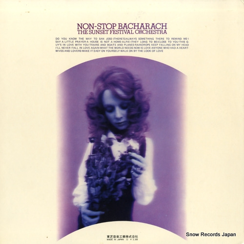 SUNSET FESTIVAL ORCHESTRA, THE non-stop bacharach LLZ-90009