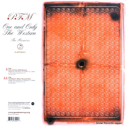 PFM one and only / the western (the remixes) GLRPFM001