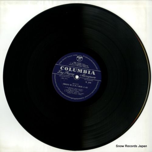 FISCHER, ANNIE mozart; piano concerto no.21 & no.22 RL-3098