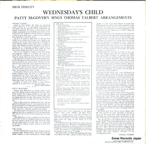 MCGOVERN, PATTY wednesday's child NLP5500