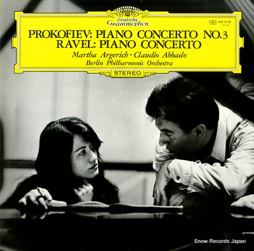 ARGERICH, MARTHA prokofiev; concerto for piano and orchestra no.3 MG2128