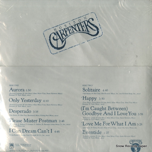 CARPENTERS, THE horizon GP-235