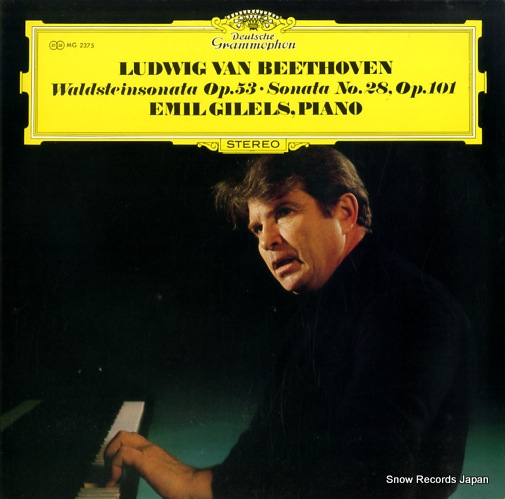 GILELS, EMIL beethoven; waldsteinsonata op.53 MG2375