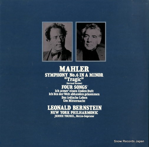 BERNSTEIN, LEONARD mahler; symphony no.6 