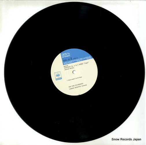 BERNSTEIN, LEONARD mahler; symphony no.6 