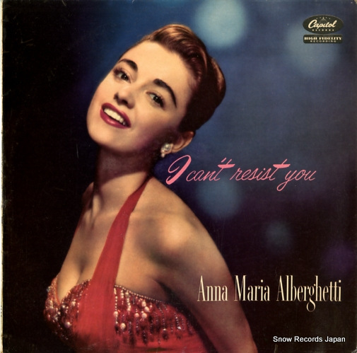 ALBERGHETTI, ANNA MARIA i can't resist you T887