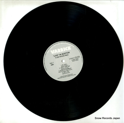 FLEETWOOD MAC live in boston L25P1224