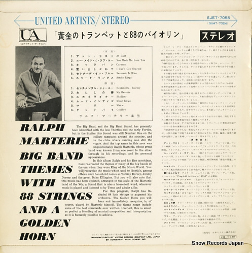 MARTERIE, RALPH big band themes SJET-7055