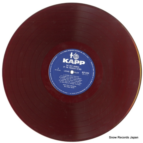 FONT, RALPH / BILL DIABLO the best mambos KLP1004