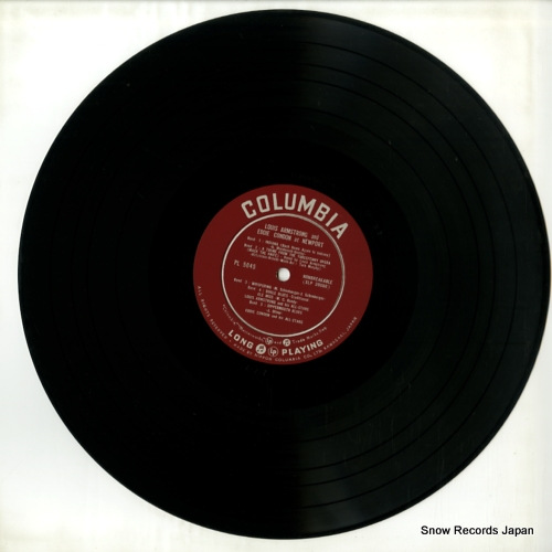 ARMSTRONG, LOUIS, AND EDDIE CONDON louis armstrong and eddie condon at newport PL5045