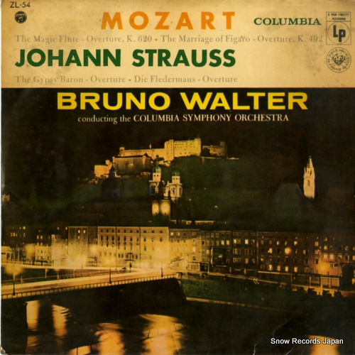WALTER, BRUNO mozart; the magic flute overture ZL-54