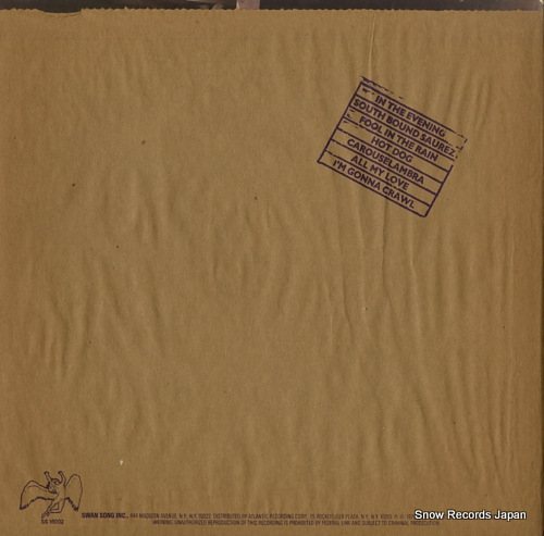 LED ZEPPELIN in through the out door SS16002