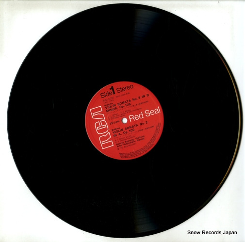 RUBINSTEIN, ARTUR, AND HENRYK SZERYNG brahms; violin sonatas no.1 op.78, no.2 op.100, no.3 op.108 RVC-2029