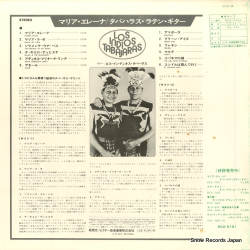 LOS INDIOS TABAJARAS maria elena RCA-5161