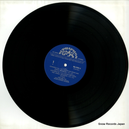 SUK, JOSEF bach; three concertos OQ-7035-S