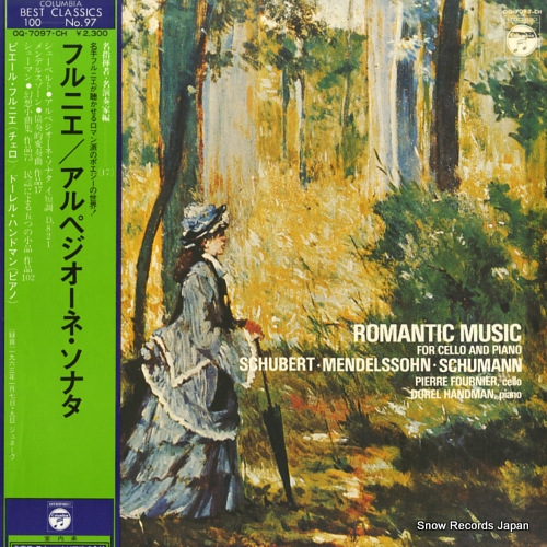 FOURNIER, PIERRE romantic music for cello and piano OQ-7097-CH