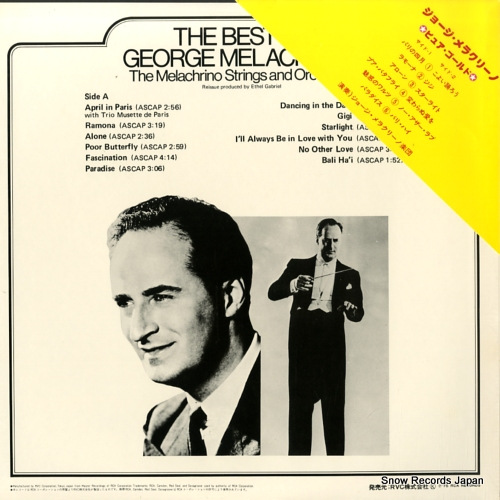 MELACHRINO, GEORGE the best of george melachrino PG-11