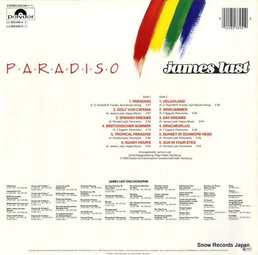 LAST, JAMES paradiso 823345-1