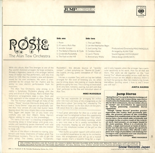 TEW, ALAN rosie 63348