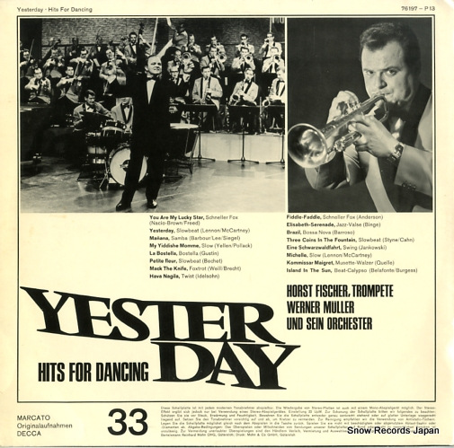 FIDCHER, HORST yesterday (hits for dancing) 76197