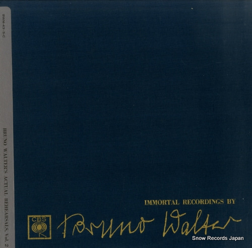 WALTER, BRUNO immortal recordings by bruno walter 10 BWM-43-C
