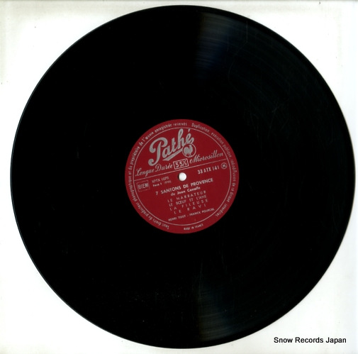 POURCEL, FRANCK / HENRI TISOT 7 santos de provence ATX141