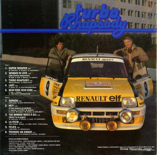 POURCEL, FRANCK turbo rhapsody 2C068-15599