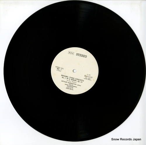 RUBINSTEIN, ARTHUR brahms; piano concerto no.1 SLA1113