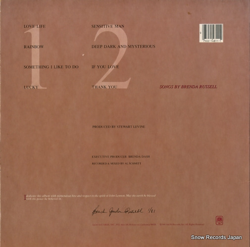 RUSSELL, BRENDA love life SP-4811