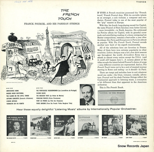 POURCEL, FRANCK the french touch T10103