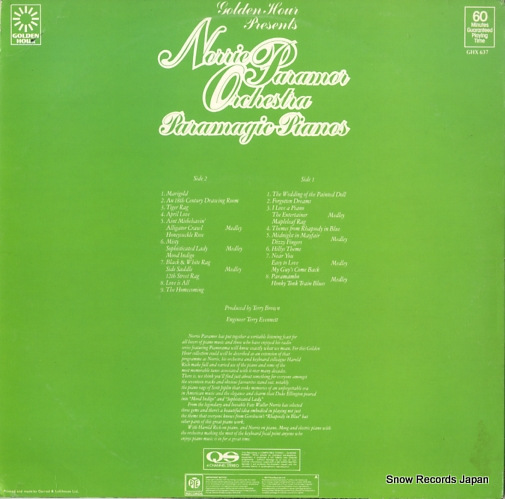 PARAMOR, NORRIE golden hour presents paramagic pianos GHX637