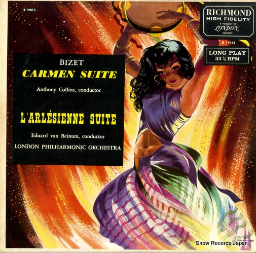 VAN BEINUM, EDUARD / ANTHONY COLLINS bizet; carmen suite B19013