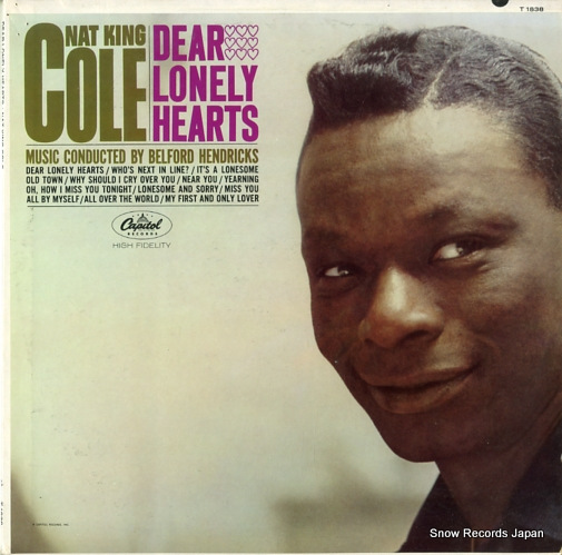 COLE, NAT KING dear lonely hearts T1838