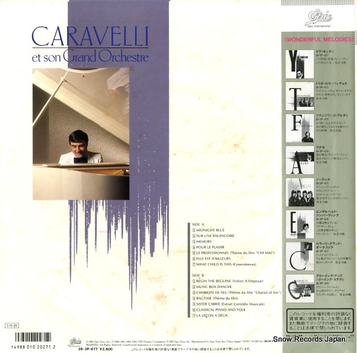 CARAVELLI caravelli et son grand orchestre 28.3P-677