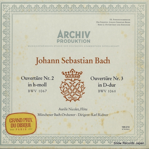 롦ҥ bach; ouverture nr.2 & 3 198272