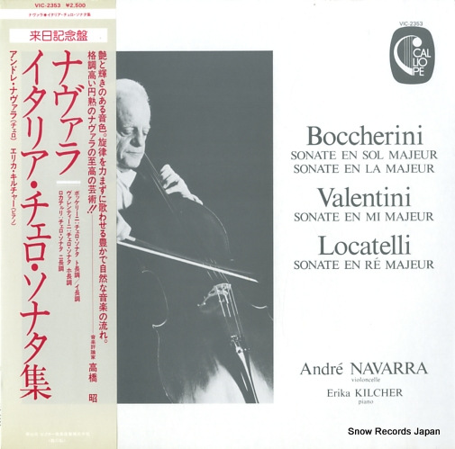 NAVARRA, ANDRE boccherini; sonate en sol majeur VIC-2353