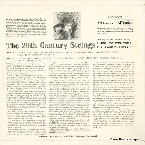 20TH CENTURY STRINGS, THE the 20th century strings 20F-5009