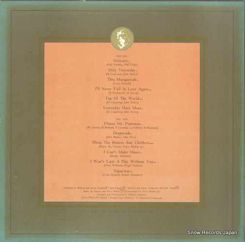 CARPENTERS, THE solitaire GXI9001