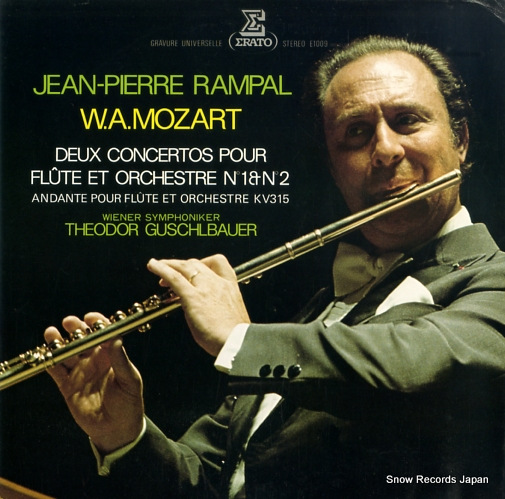 RAMPAL, JEAN-PIERRE mozart; deux concertos pour flute et orchestre n1&n2 E1009