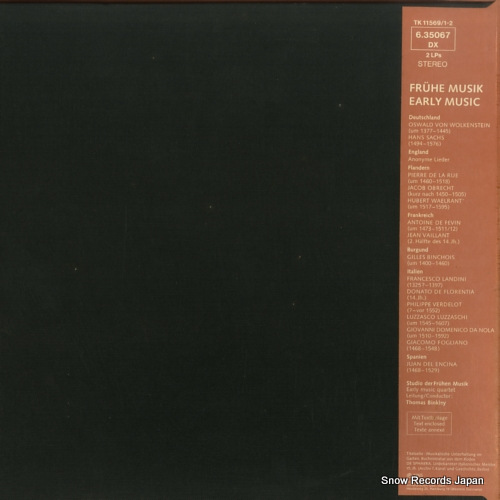 STUDIO DER FRUHEN MUSIK fruhe musik (early music) 6.35067