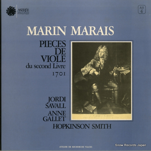 ǥС marin marais; pieces de viole du second livre 1701 AS4