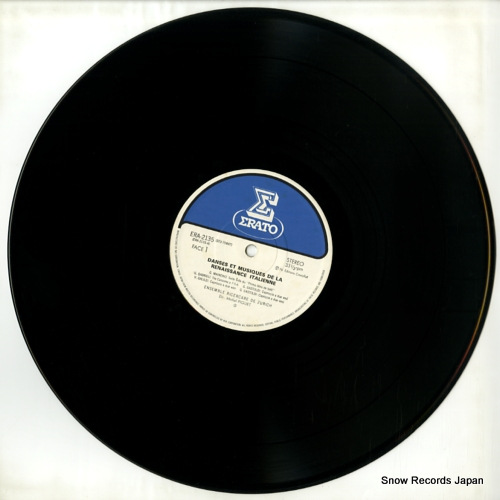 PIGUET, MICHEL danses et musiques de la renaissance italienne ERA-2135