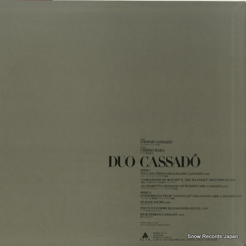 CASSADO, GASPAR duo cassado ACR-25001