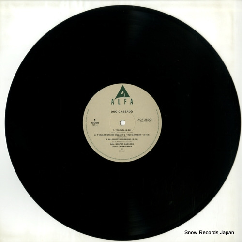 CASSADO, GASPAR duo cassado ACR-25001