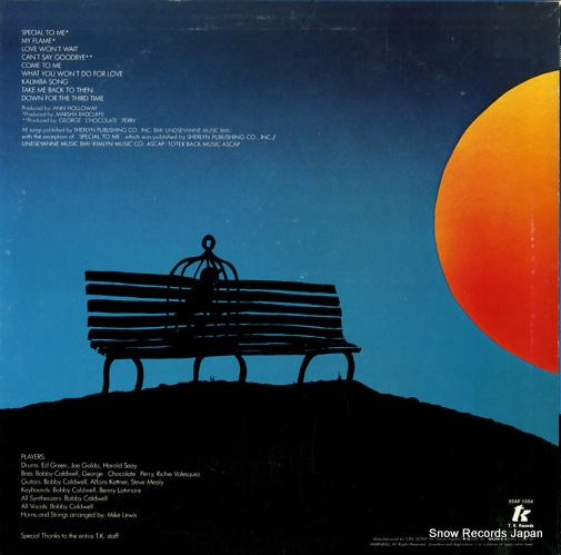 CALDWELL, BOBBY bobby caldwell 25AP1354