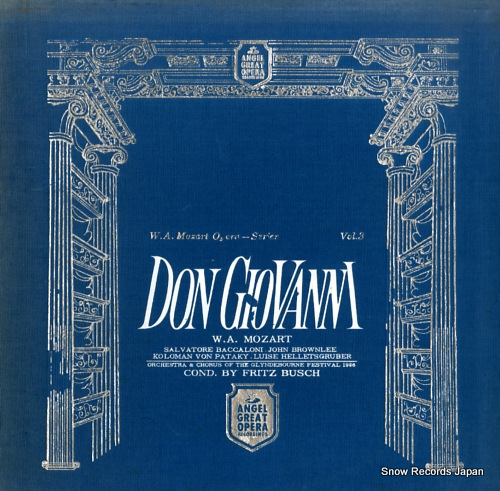 BUSCH, FRITZ mozart; don giocanni AB.9338.C